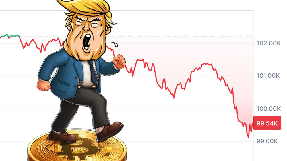 Bitcoin Jatuh Di Bawah $100.000 Pasca Kebijakan Tarif Trump, Pasar Kripto Terpecah